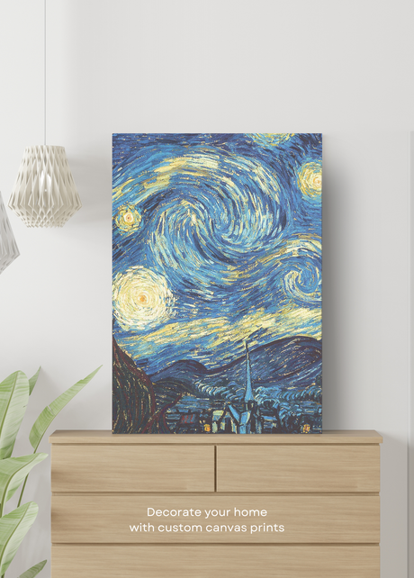 Art and décor collection – canvas wall art showcasing Northern Lights in a stylish living room.