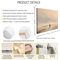 “The Shepherd’s Path” – Christian Wall Art | Psalm 23 Inspired Canvas Print | Faith & Light Collection by April Bloom