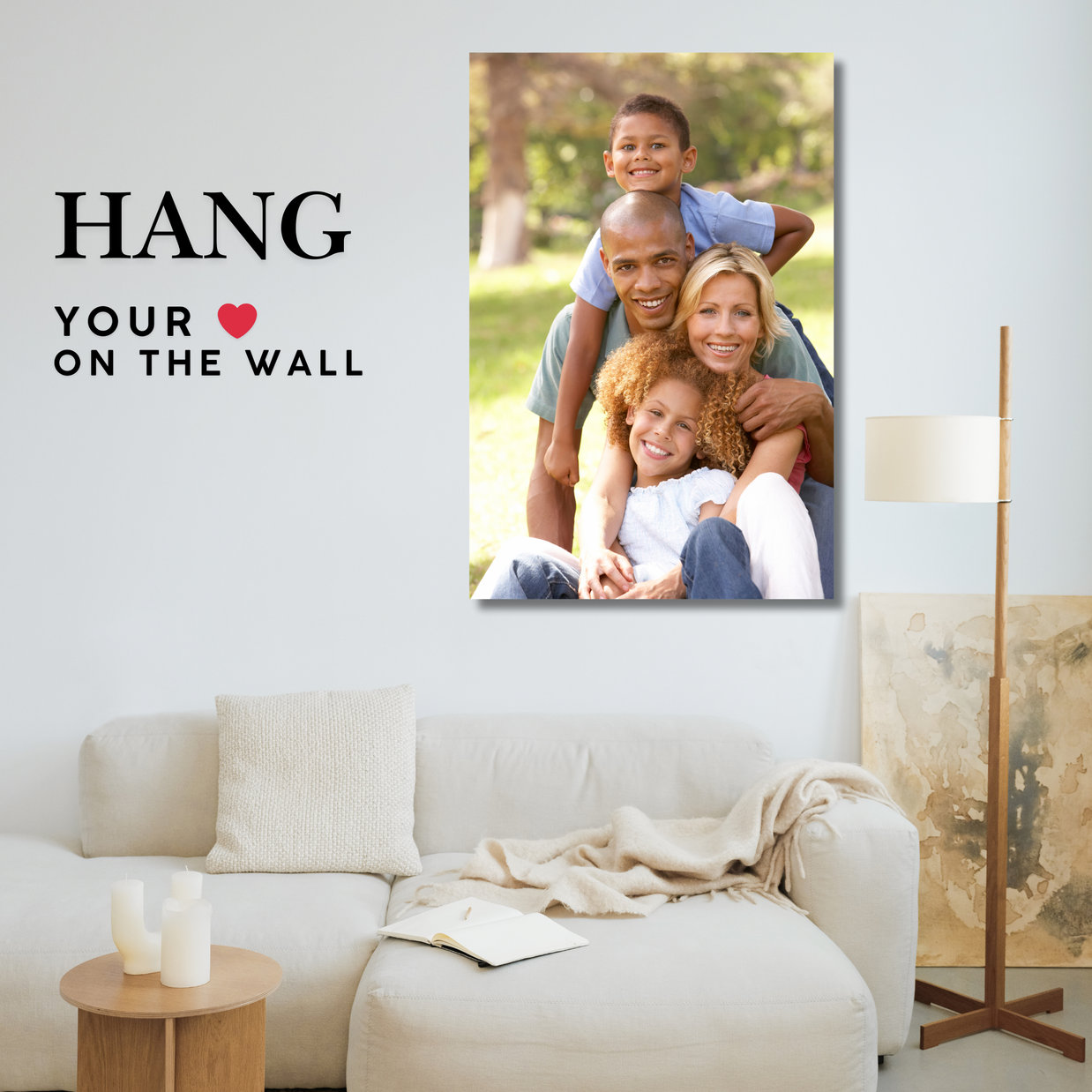 ✨ Custom Canvas Print – Personalized Photo Gift for Love, Family & Memories