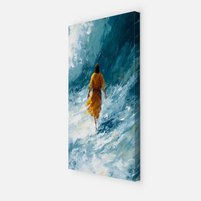 Walking Through the Storm – Faith, Strength & Hope Canvas Wall Art